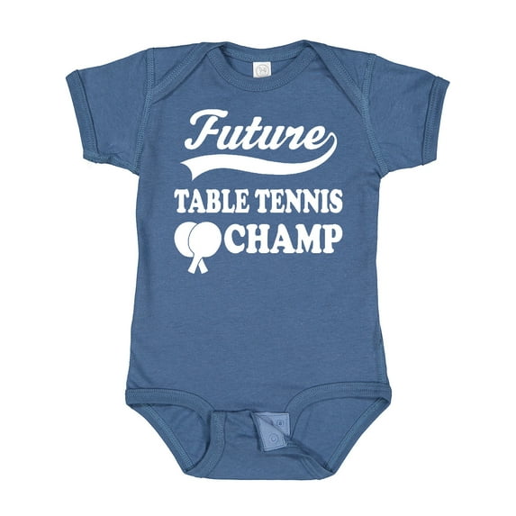 Inktastic Future Table Tennis Champ Boys or Girls Baby Bodysuit