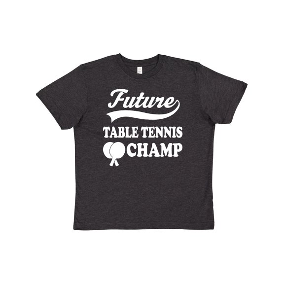 Inktastic Future Table Tennis Champ Youth T-Shirt
