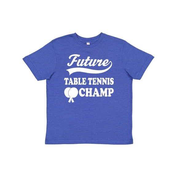 Inktastic Future Table Tennis Champ Youth T-Shirt