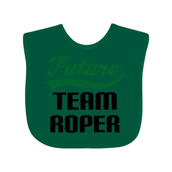 Inktastic Future Team Roper Boys Baby Bib