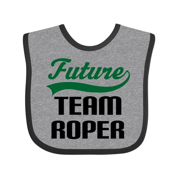 Inktastic Future Team Roper Boys Baby Bib