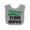 thumbnail image 1 of Inktastic Future Team Roper Boys Baby Bib, 1 of 4