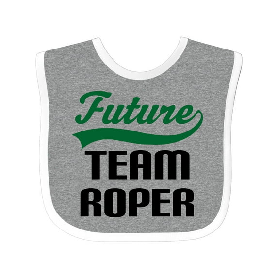 Inktastic Future Team Roper Boys Baby Bib