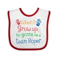 thumbnail image 1 of Inktastic Future Team Roper Cowboy Rodeo Boys or Girls Baby Bib, 1 of 4