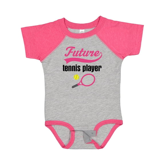 Inktastic Future Tennis Player Baby Girl Girls Baby Bodysuit