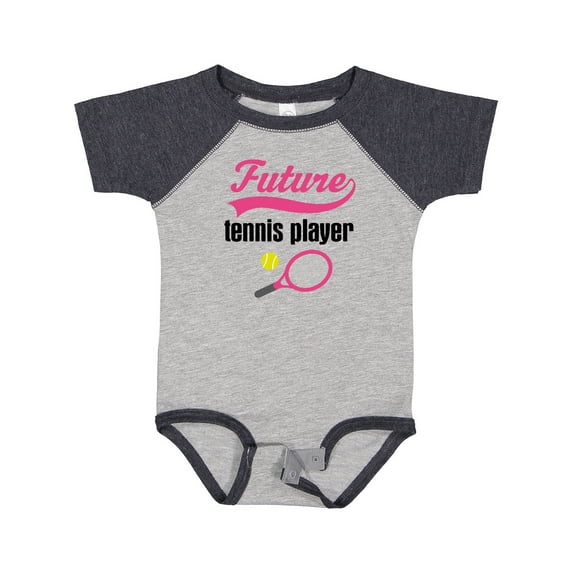 Inktastic Future Tennis Player Baby Girl Girls Baby Bodysuit