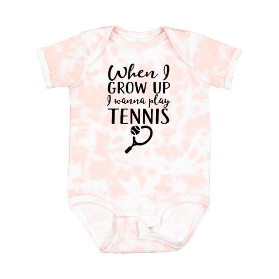 Inktastic Future Tennis Player Boys or Girls Baby Bodysuit