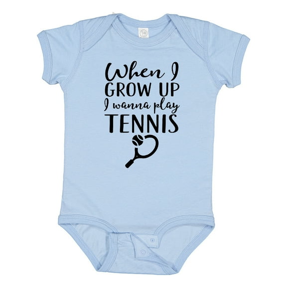 Inktastic Future Tennis Player Boys or Girls Baby Bodysuit