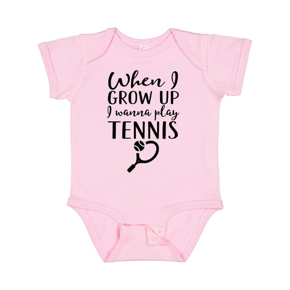 Inktastic Future Tennis Player Boys or Girls Baby Bodysuit