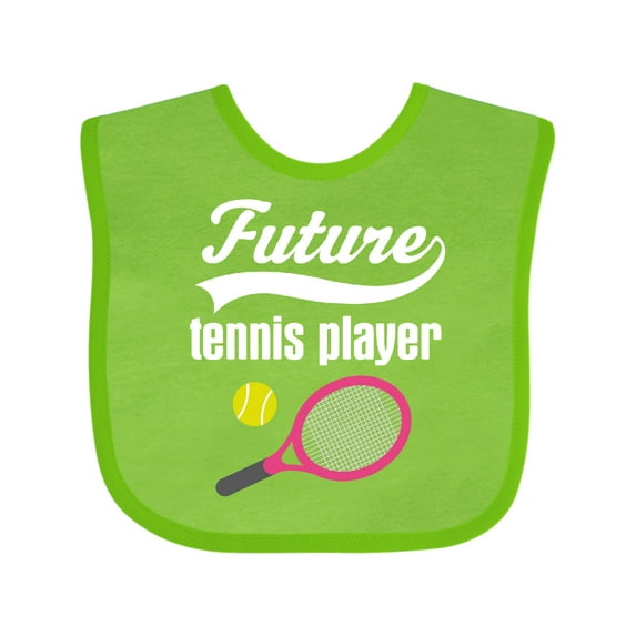 Inktastic Future Tennis Player Sports Boys or Girls Baby Bib