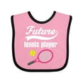 thumbnail image 1 of Inktastic Future Tennis Player Sports Boys or Girls Baby Bib, 1 of 4