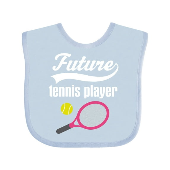 Inktastic Future Tennis Player Sports Boys or Girls Baby Bib