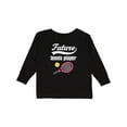 thumbnail image 1 of Inktastic Future Tennis Player Sports Gift Boys or Girls Long Sleeve Toddler T-Shirt, 1 of 5