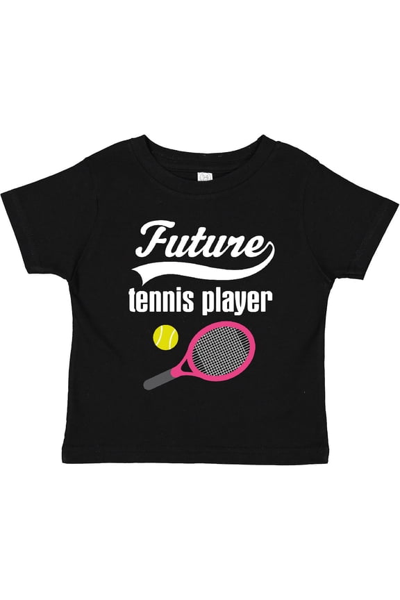 Future Tennis Player Sports Gift Boys or Girls Toddler T-Shirt