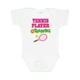 thumbnail image 1 of Inktastic Future Tennis Player in Training Girls Baby Bodysuit, 1 of 5