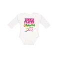 thumbnail image 1 of Inktastic Future Tennis Player in Training Girls Long Sleeve Baby Bodysuit, 1 of 5