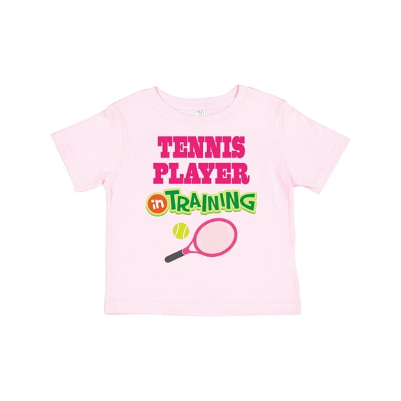 Inktastic Future Tennis Player in Training Girls Toddler T-Shirt