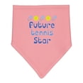 thumbnail image 1 of Inktastic Future Tennis Star Baby Boy Baby Bandana Bib, 1 of 4