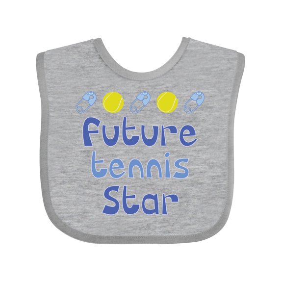 Inktastic Future Tennis Star Baby Boy Boys Baby Bib