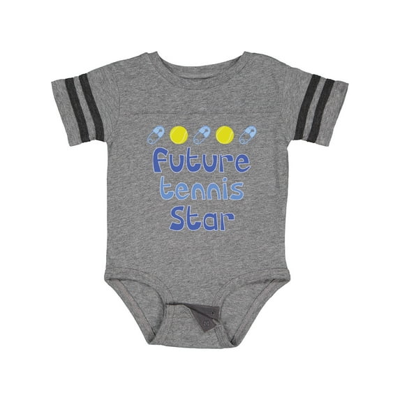 Inktastic Future Tennis Star Baby Boy Boys Baby Bodysuit