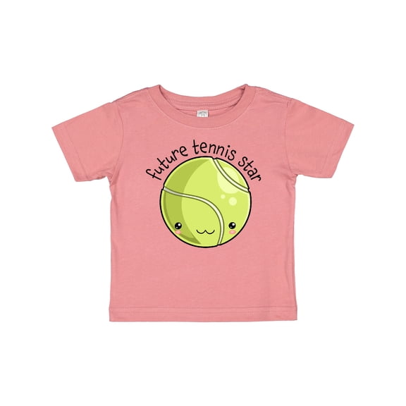 Inktastic Future Tennis Star Cute Tennis Ball Boys or Girls Baby T-Shirt