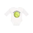 thumbnail image 1 of Inktastic Future Tennis Star- Cute Tennis Ball Boys or Girls Long Sleeve Baby Bodysuit, 1 of 5