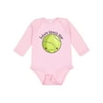 thumbnail image 1 of Inktastic Future Tennis Star- Cute Tennis Ball Boys or Girls Long Sleeve Baby Bodysuit, 1 of 5