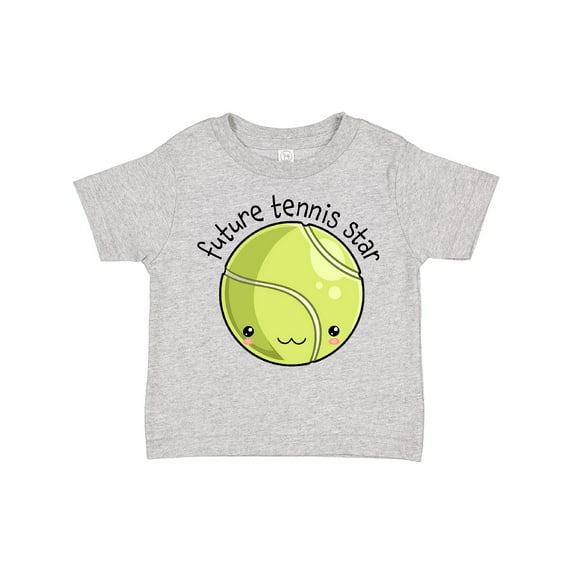 Inktastic Future Tennis Star Cute Tennis Ball Boys or Girls Toddler T-Shirt