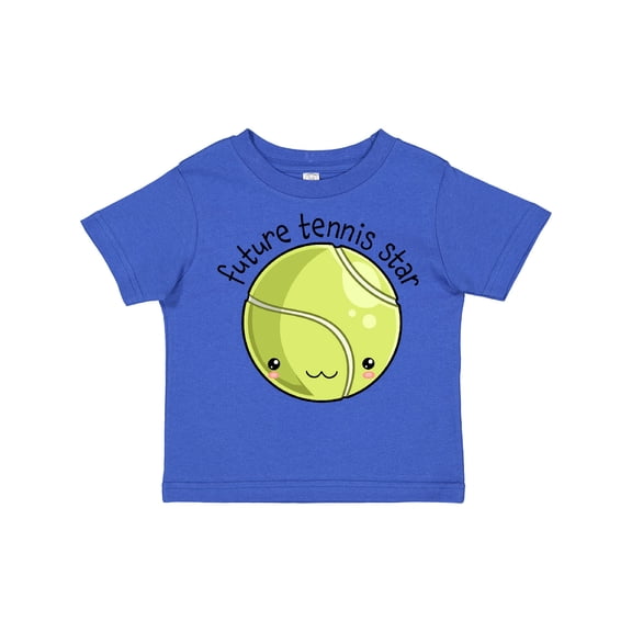Inktastic Future Tennis Star Cute Tennis Ball Boys or Girls Toddler T-Shirt