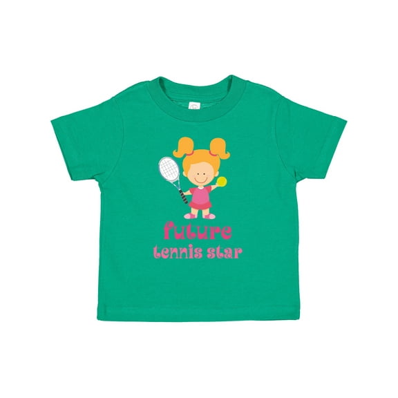 Inktastic Future Tennis Star Girl Girls Toddler T-Shirt