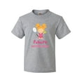 thumbnail image 1 of Inktastic Future Tennis Star Girl Youth T-Shirt, 1 of 5