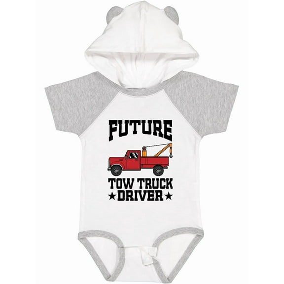 Inktastic Future Tow Truck Driver Boys Baby Bodysuit