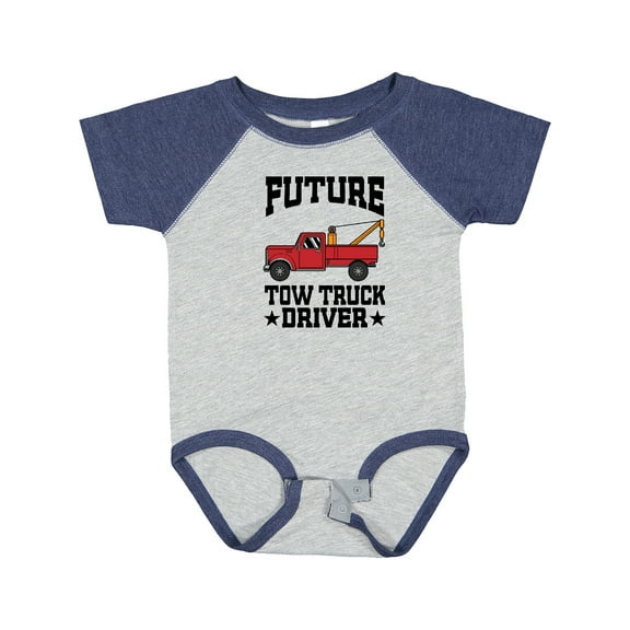 Inktastic Future Tow Truck Driver Boys Baby Bodysuit