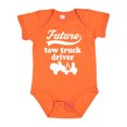 thumbnail image 1 of Inktastic Future Tow Truck Driver Childs Boys Baby Bodysuit, 1 of 5