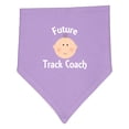 thumbnail image 1 of Inktastic Future Track Coach Occupation Baby Bandana Bib, 1 of 4