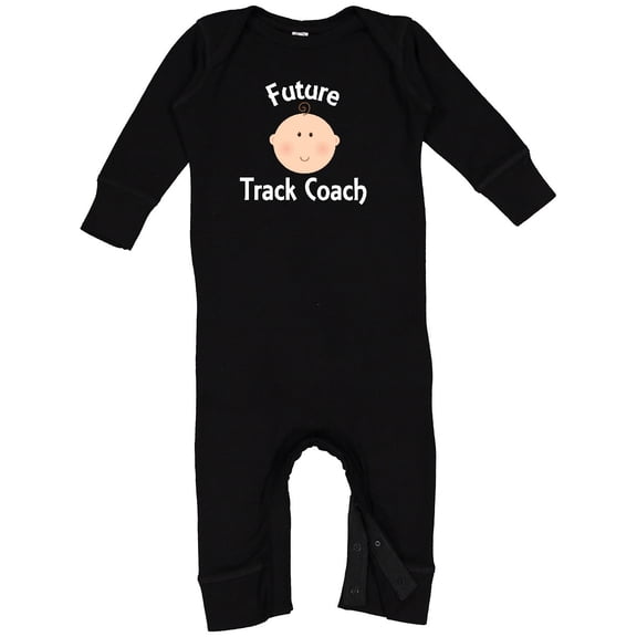 Inktastic Future Track Coach Occupation Baby Romper Coveralls