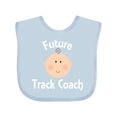 thumbnail image 1 of Inktastic Future Track Coach Occupation Boys or Girls Baby Bib, 1 of 4
