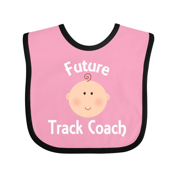 Inktastic Future Track Coach Occupation Boys or Girls Baby Bib