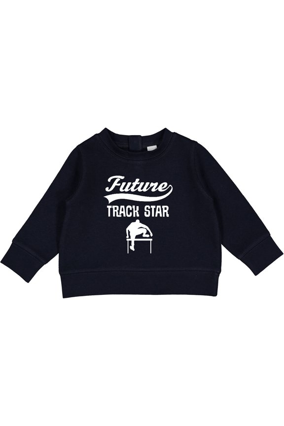Future Track Star Boys Sports Hurdles Baby Sweatshirt