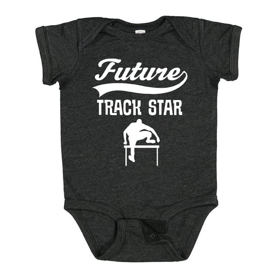 Inktastic Future Track Star Boys Sports Hurdles Boys or Girls Baby Bodysuit