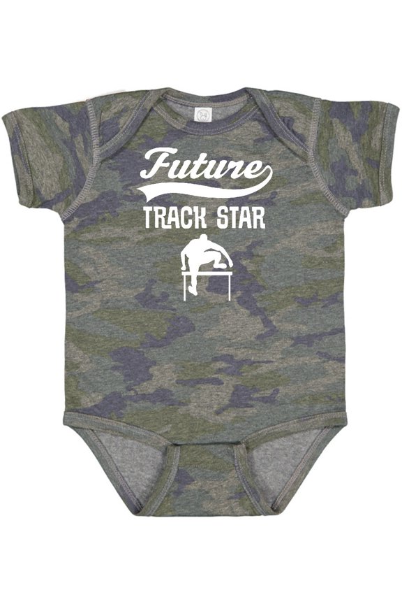 Future Track Star Boys Sports Hurdles Boys or Girls Baby Bodysuit