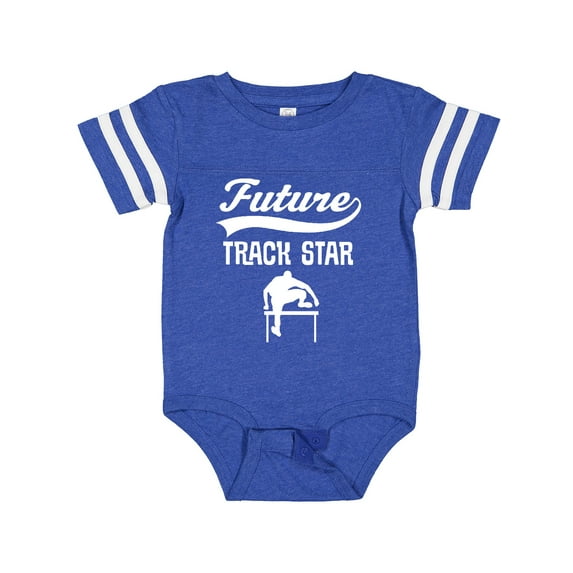 Inktastic Future Track Star Boys Sports Hurdles Boys or Girls Baby Bodysuit