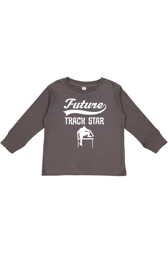 Future Track Star Boys Sports Hurdles Boys or Girls Long Sleeve Toddler T-Shirt