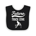 thumbnail image 1 of Inktastic Future Track Star Girls Sports Girls Baby Bib, 1 of 4
