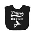 thumbnail image 1 of Inktastic Future Track Star Girls Sports Girls Baby Bib, 1 of 4