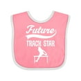 thumbnail image 1 of Inktastic Future Track Star Girls Sports Girls Baby Bib, 1 of 4