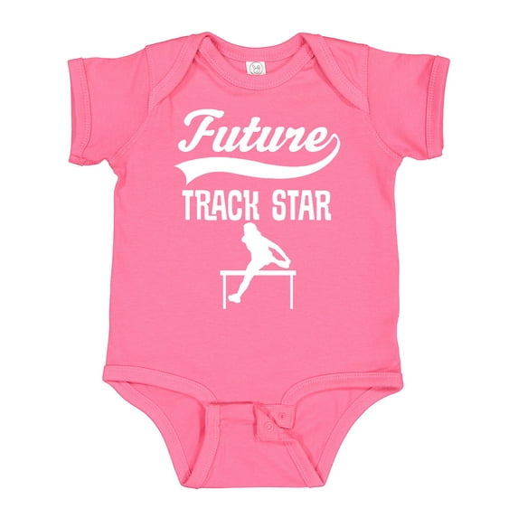 Inktastic Future Track Star Girls Sports Girls Baby Bodysuit