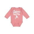 thumbnail image 1 of Inktastic Future Track Star Girls Sports Girls Long Sleeve Baby Bodysuit, 1 of 5