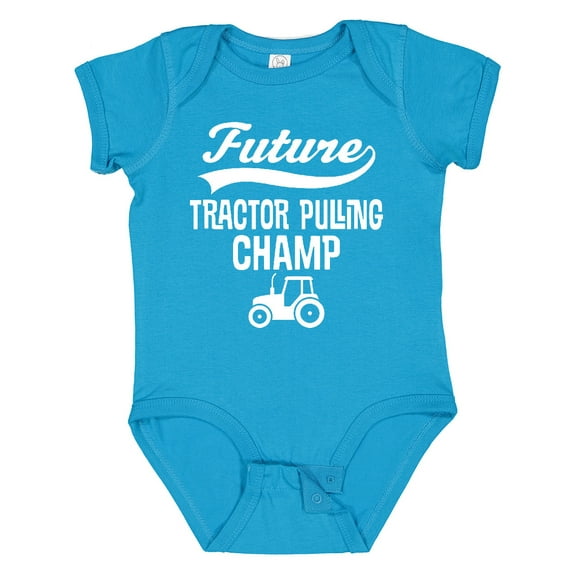 Inktastic Future Tractor Pulling Champ Boys or Girls Baby Bodysuit