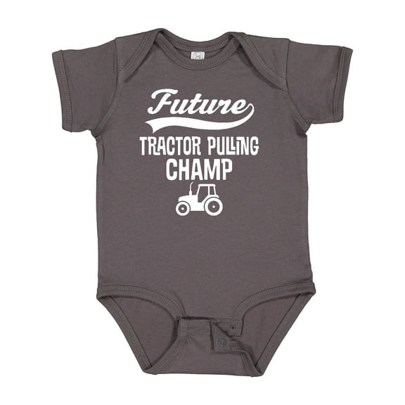 Inktastic Future Tractor Pulling Champ Boys or Girls Baby Bodysuit